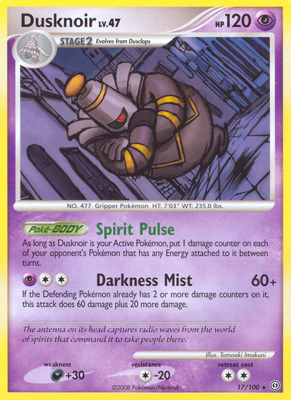 Dusknoir (17/100) [Diamond & Pearl: Stormfront] | Play N Trade Winnipeg