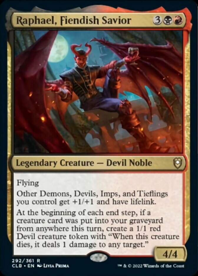 Raphael, Fiendish Savior [Commander Legends: Battle for Baldur's Gate] | Play N Trade Winnipeg