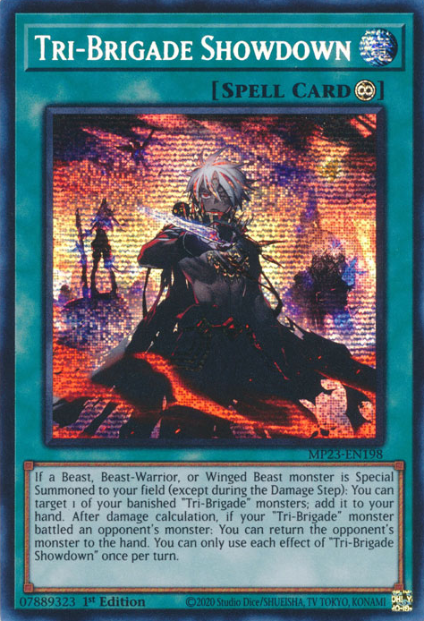 Tri-Brigade Showdown [MP23-EN198] Prismatic Secret Rare | Play N Trade Winnipeg