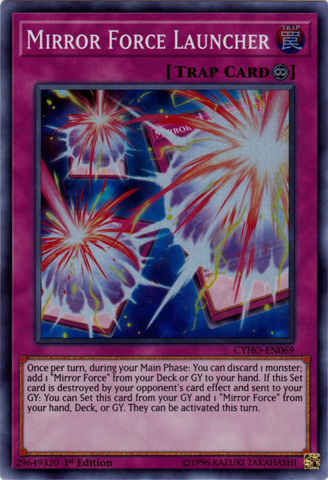 Mirror Force Launcher [CYHO-EN069] Super Rare | Play N Trade Winnipeg