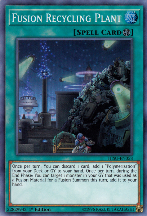 Fusion Recycling Plant [HISU-EN058] Super Rare | Play N Trade Winnipeg