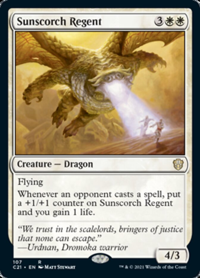 Sunscorch Regent [Commander 2021] | Play N Trade Winnipeg
