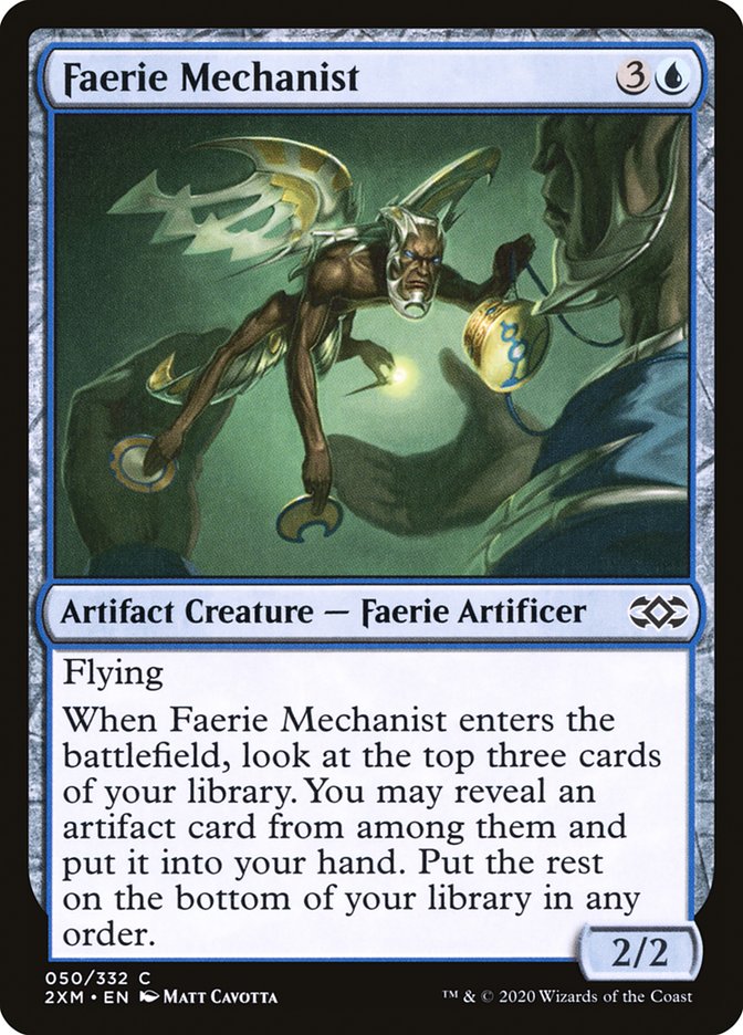 Faerie Mechanist [Double Masters] | Play N Trade Winnipeg