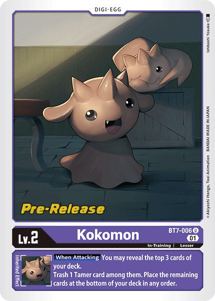 Kokomon [BT7-006] [Next Adventure Pre-Release Cards] | Play N Trade Winnipeg