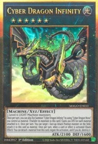 Cyber Dragon Infinity (Alternate Art) [MAGO-EN033] Gold Rare | Play N Trade Winnipeg