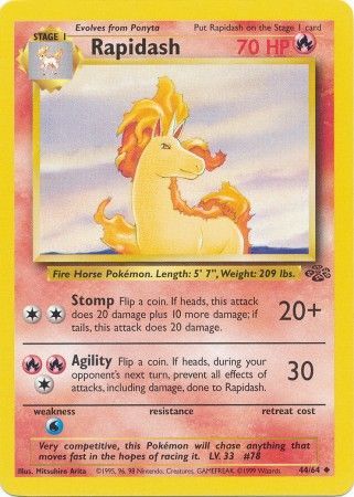 Rapidash (44/64) [Jungle Unlimited] | Play N Trade Winnipeg