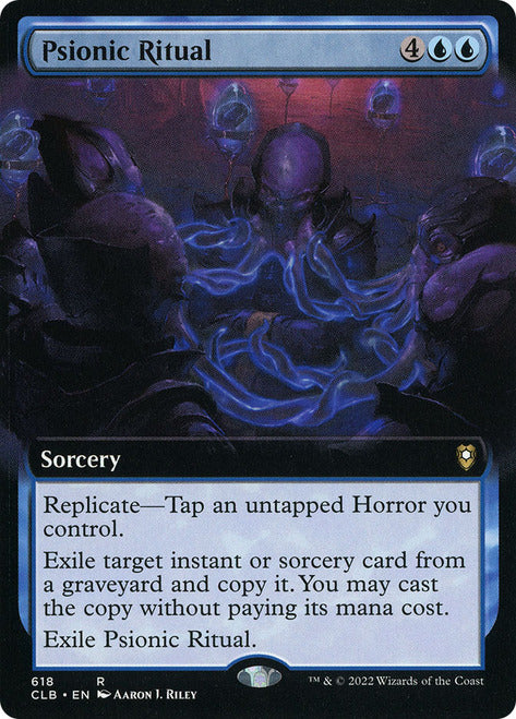Psionic Ritual (Extended Art) [Commander Legends: Battle for Baldur's Gate] | Play N Trade Winnipeg