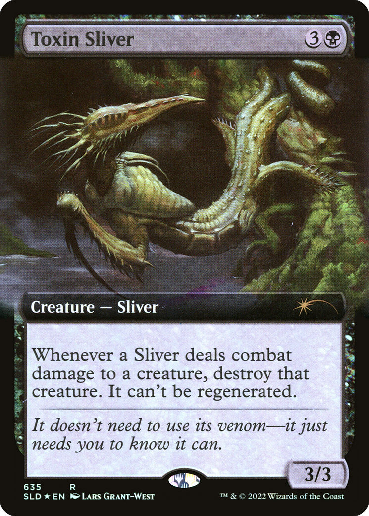 Toxin Sliver (Extended Art) [Secret Lair Drop Promos] | Play N Trade Winnipeg