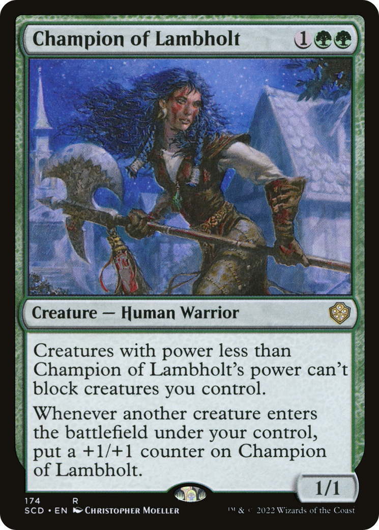 Champion of Lambholt [Starter Commander Decks] | Play N Trade Winnipeg