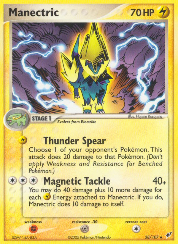 Manectric (38/107) [EX: Deoxys] | Play N Trade Winnipeg