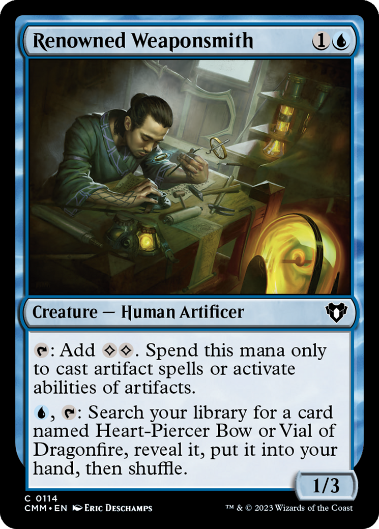 Renowned Weaponsmith [Commander Masters] | Play N Trade Winnipeg