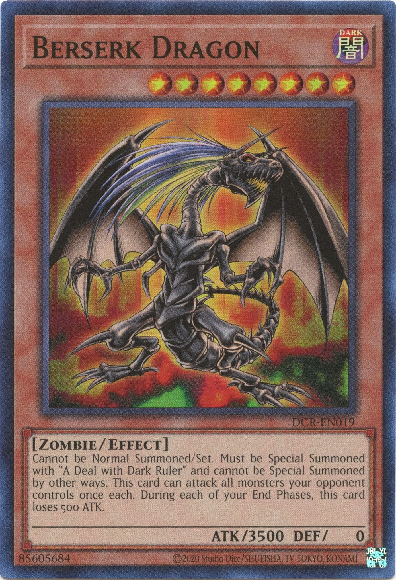 Berserk Dragon (25th Anniversary) [DCR-EN019] Super Rare | Play N Trade Winnipeg