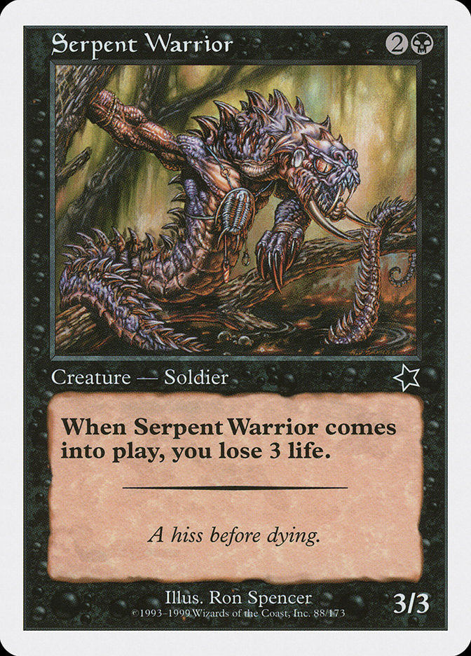 Serpent Warrior [Starter 1999] | Play N Trade Winnipeg