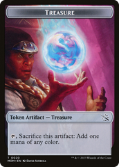 Treasure (20) // Dinosaur Double-Sided Token [March of the Machine Tokens] | Play N Trade Winnipeg