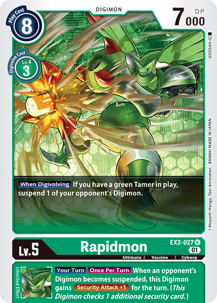 Rapidmon [EX2-027] [Digital Hazard] | Play N Trade Winnipeg