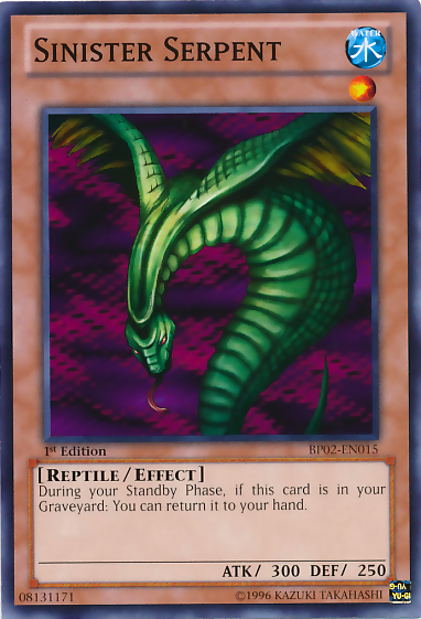 Sinister Serpent [BP02-EN015] Common | Play N Trade Winnipeg