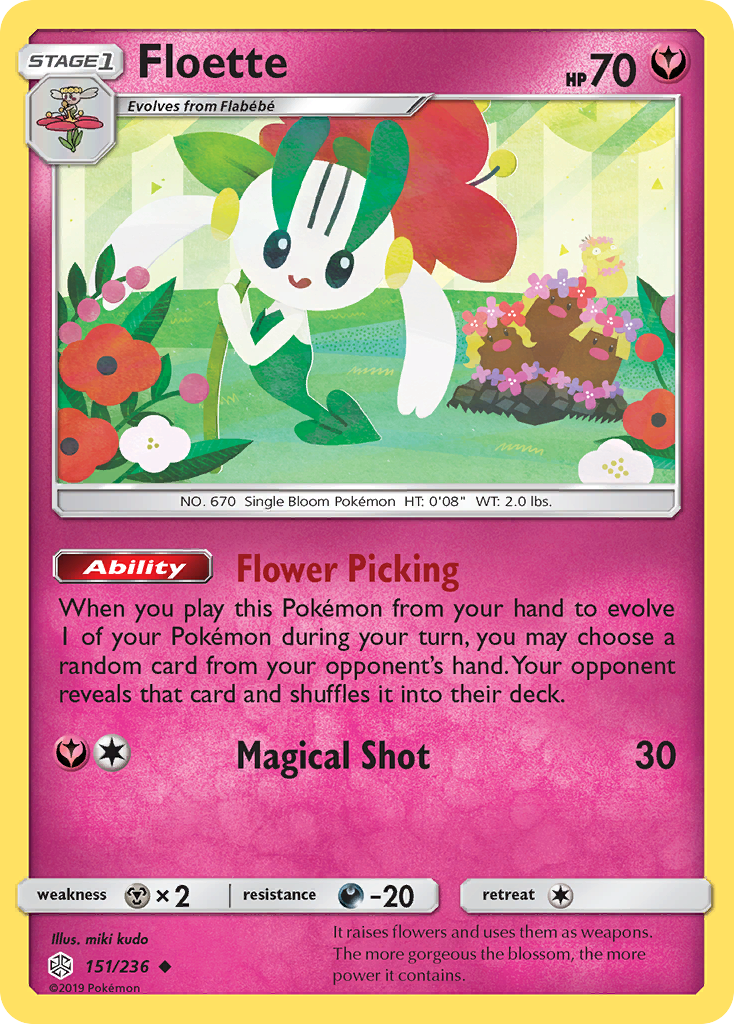 Floette (151/236) [Sun & Moon: Cosmic Eclipse] | Play N Trade Winnipeg