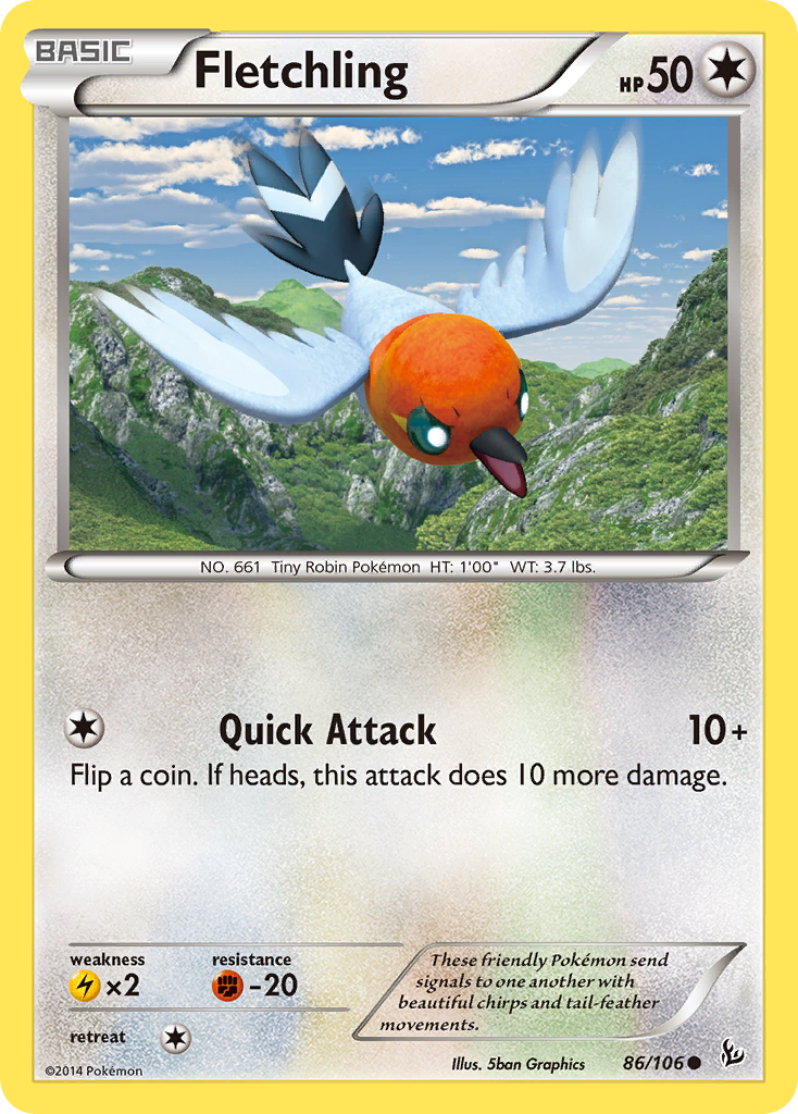 Fletchling (86/106) [XY: Flashfire] | Play N Trade Winnipeg