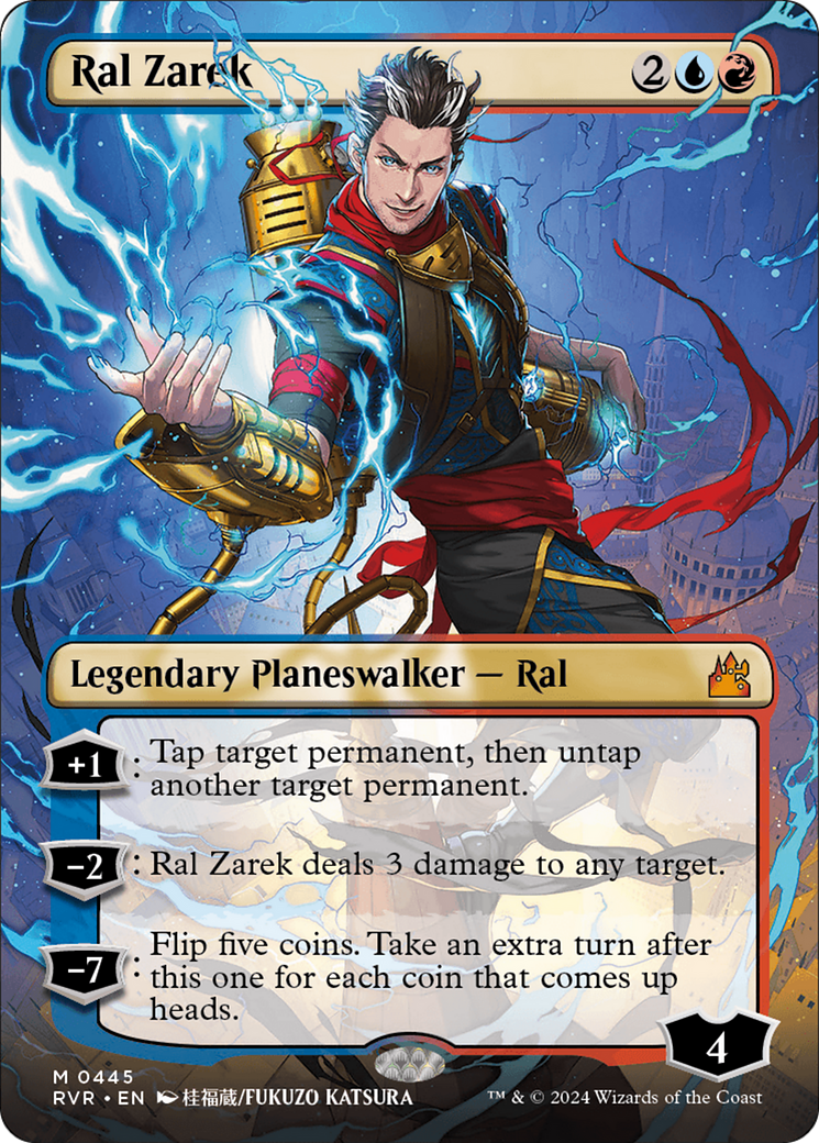 Ral Zarek (Anime Borderless) [Ravnica Remastered] | Play N Trade Winnipeg