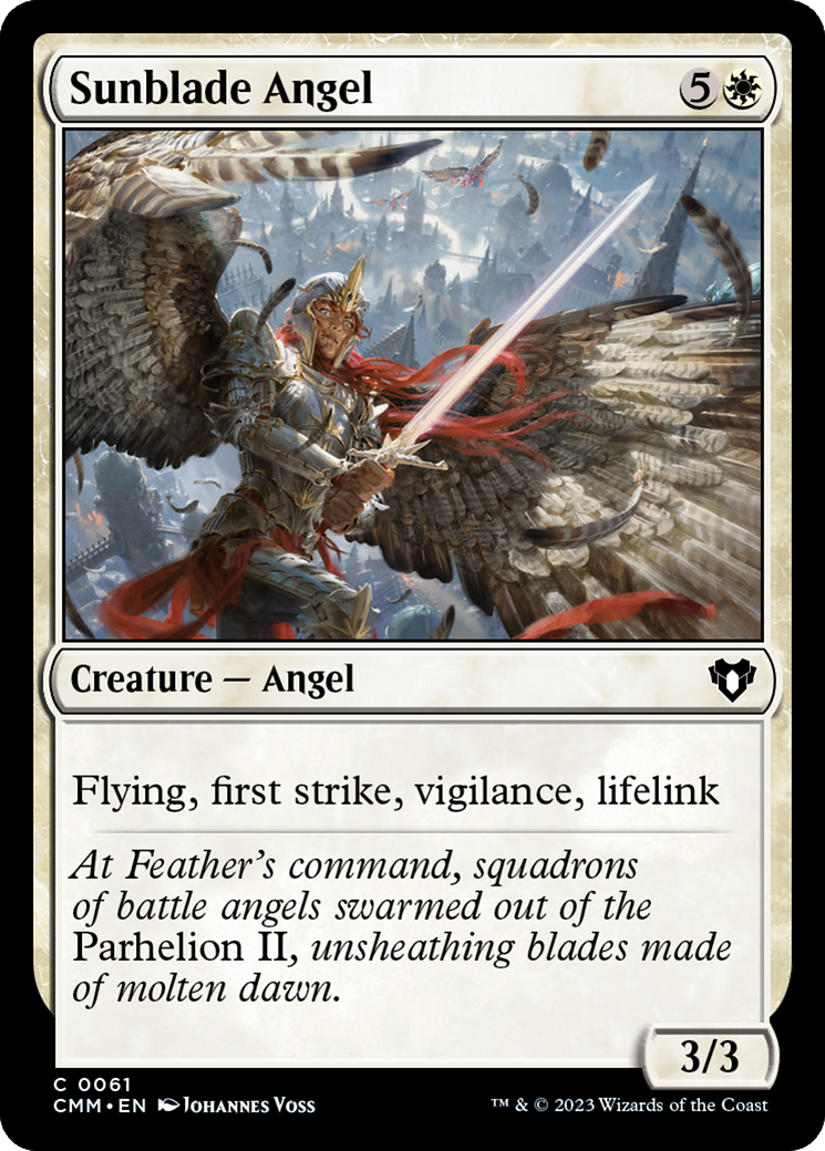 Sunblade Angel [Commander Masters] | Play N Trade Winnipeg