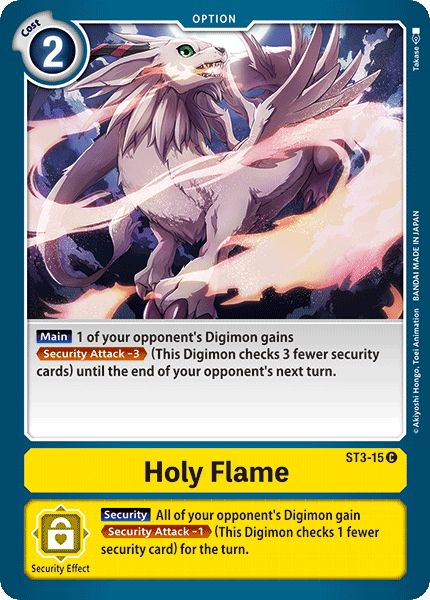 Holy Flame [ST3-15] [Starter Deck: Heaven's Yellow] | Play N Trade Winnipeg