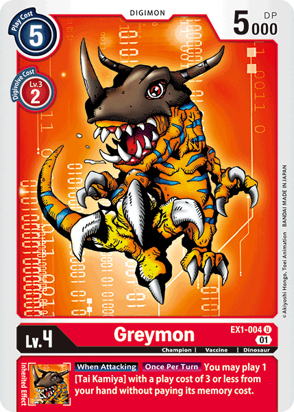 Greymon [EX1-004] [Classic Collection] | Play N Trade Winnipeg