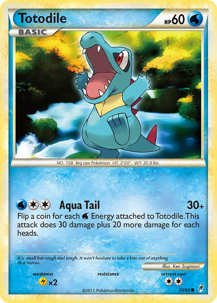 Totodile (74/95) [HeartGold & SoulSilver: Call of Legends] | Play N Trade Winnipeg