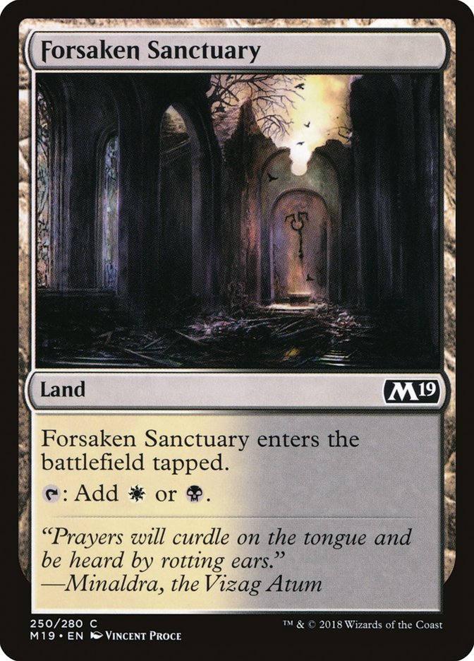 Forsaken Sanctuary [Core Set 2019] | Play N Trade Winnipeg