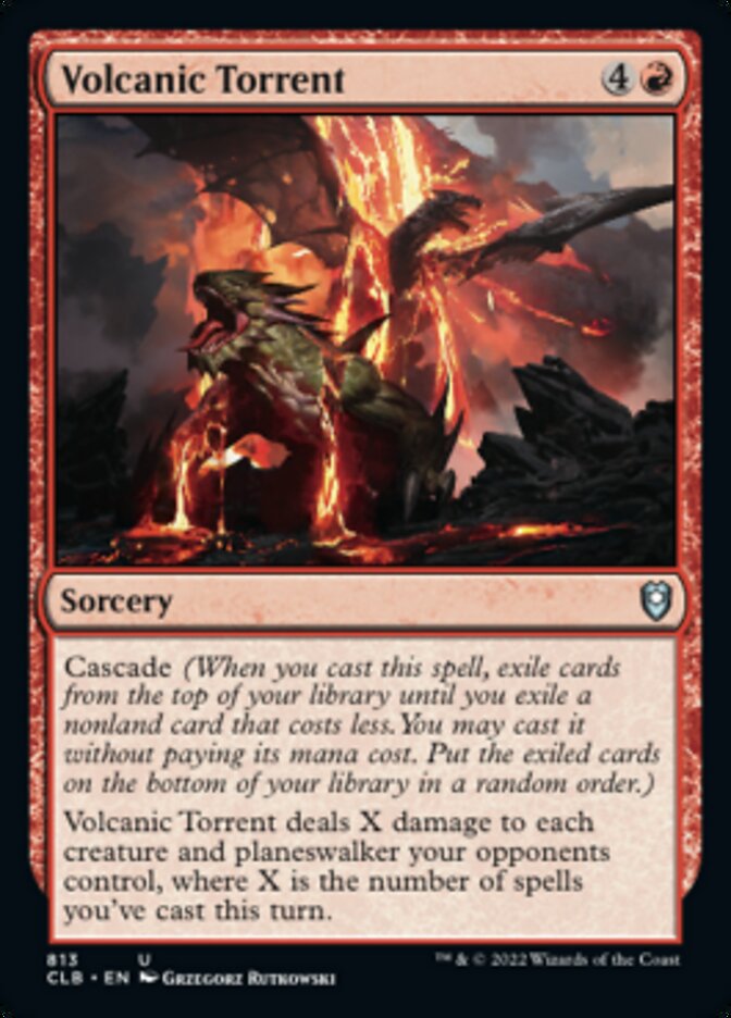 Volcanic Torrent [Commander Legends: Battle for Baldur's Gate] | Play N Trade Winnipeg