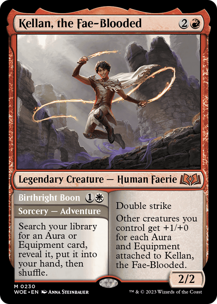 Kellan, the Fae-Blooded // Birthright Boon [Wilds of Eldraine] | Play N Trade Winnipeg
