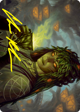 Dina, Soul Steeper Art Card (Gold-Stamped Signature) [Strixhaven: School of Mages Art Series] | Play N Trade Winnipeg