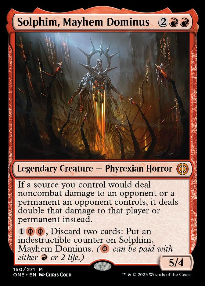 Solphim, Mayhem Dominus [Phyrexia: All Will Be One] | Play N Trade Winnipeg