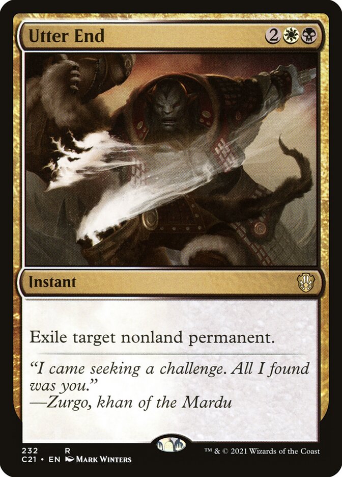Utter End [Commander 2021] | Play N Trade Winnipeg