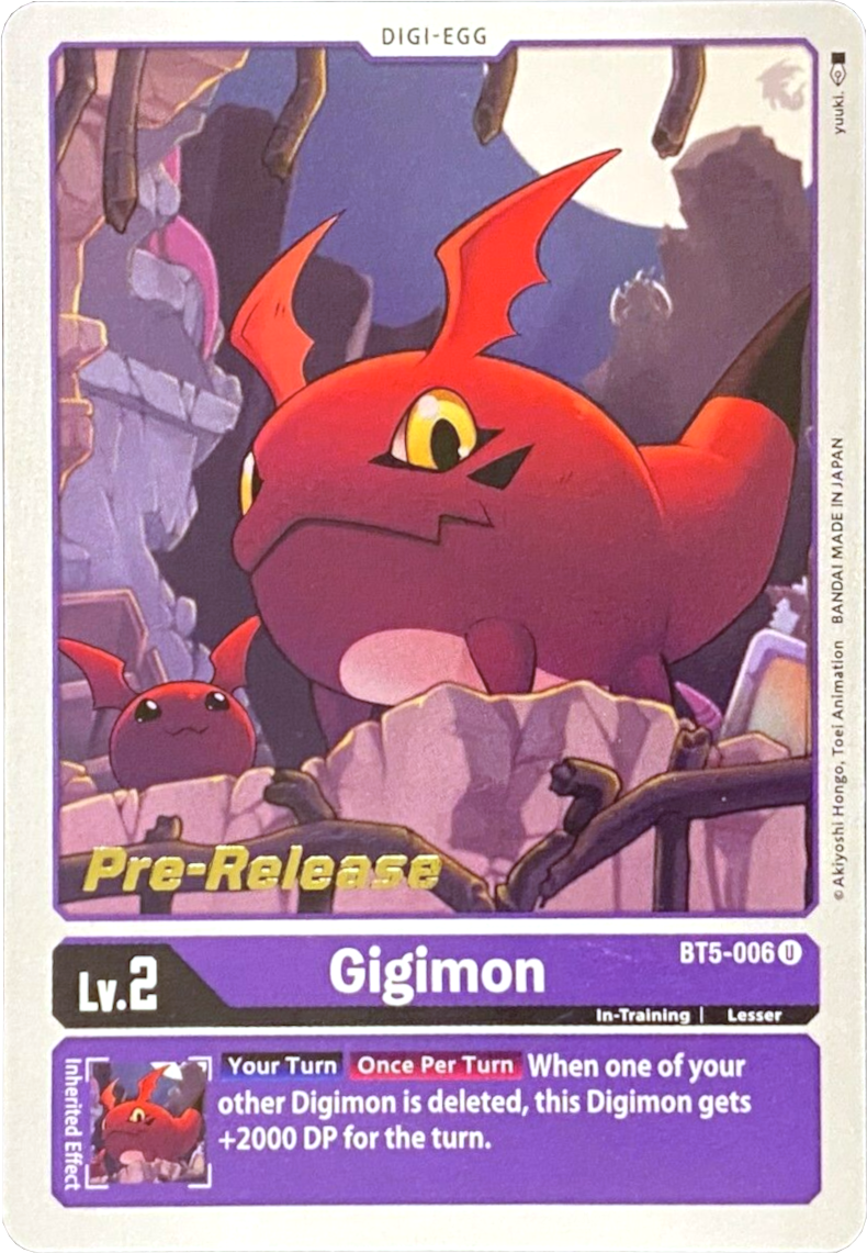 Gigimon [BT5-006] [Battle of Omni Pre-Release Promos] | Play N Trade Winnipeg