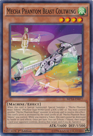 Mecha Phantom Beast Coltwing [MP14-EN077] Common | Play N Trade Winnipeg