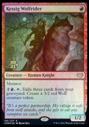 Kessig Wolfrider [Innistrad: Crimson Vow Prerelease Promos] | Play N Trade Winnipeg