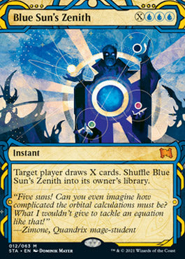 Blue Sun's Zenith (Etched Foil) [Strixhaven Mystical Archive] | Play N Trade Winnipeg