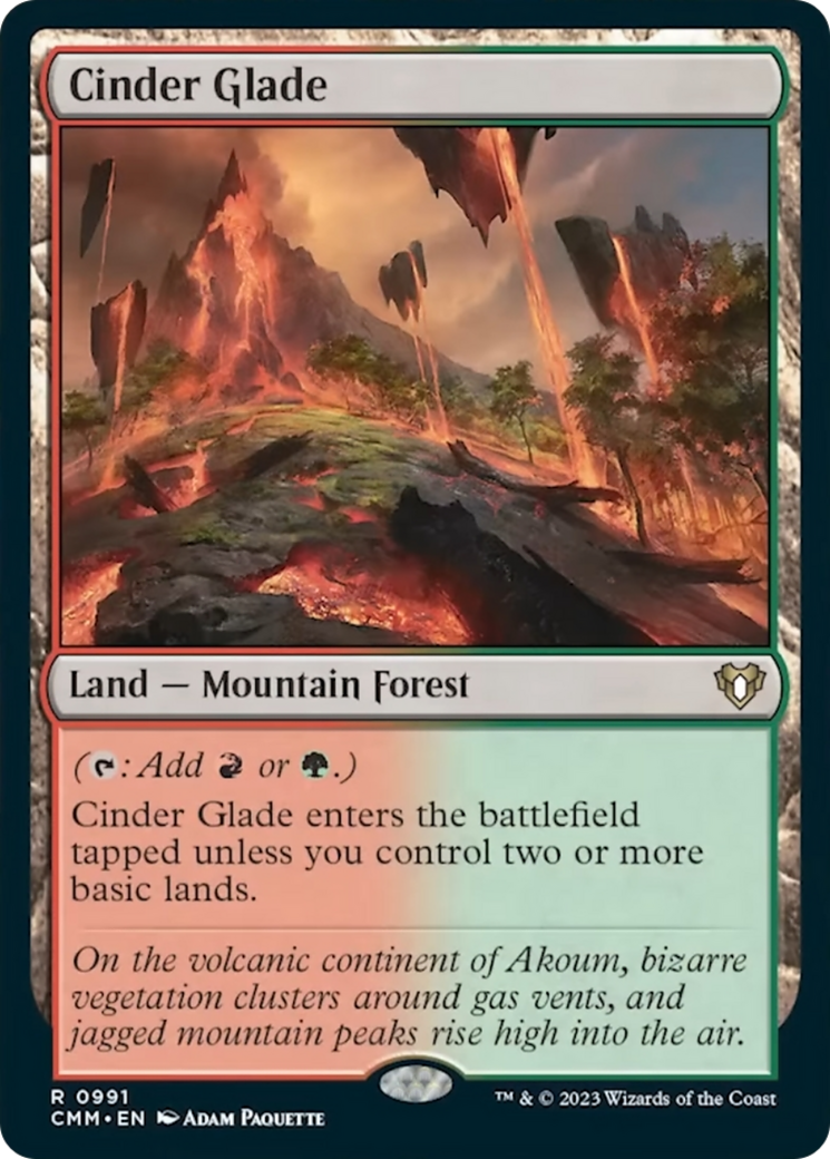 Cinder Glade [Commander Masters] | Play N Trade Winnipeg