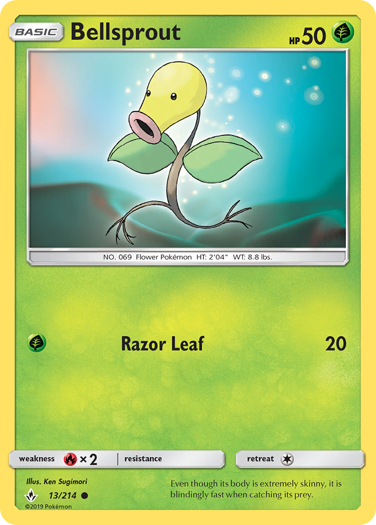 Bellsprout (13/214) [Sun & Moon: Unbroken Bonds] | Play N Trade Winnipeg