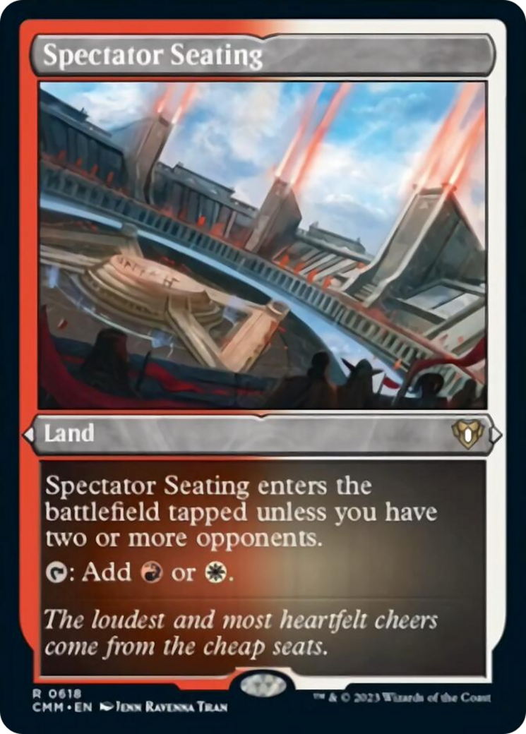 Spectator Seating (Foil Etched) [Commander Masters] | Play N Trade Winnipeg