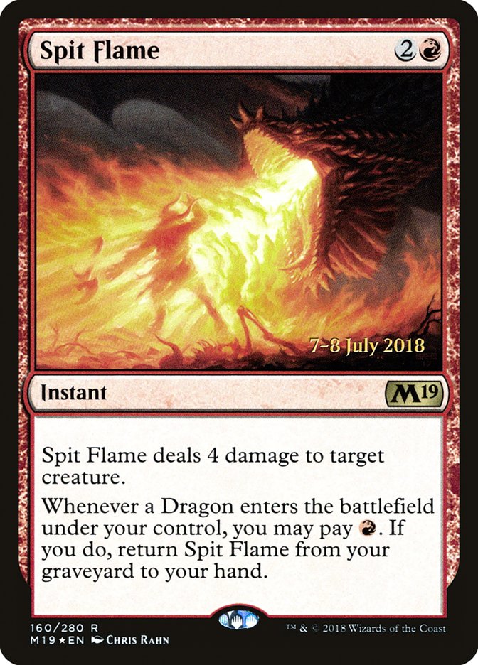 Spit Flame  [Core Set 2019 Prerelease Promos] | Play N Trade Winnipeg