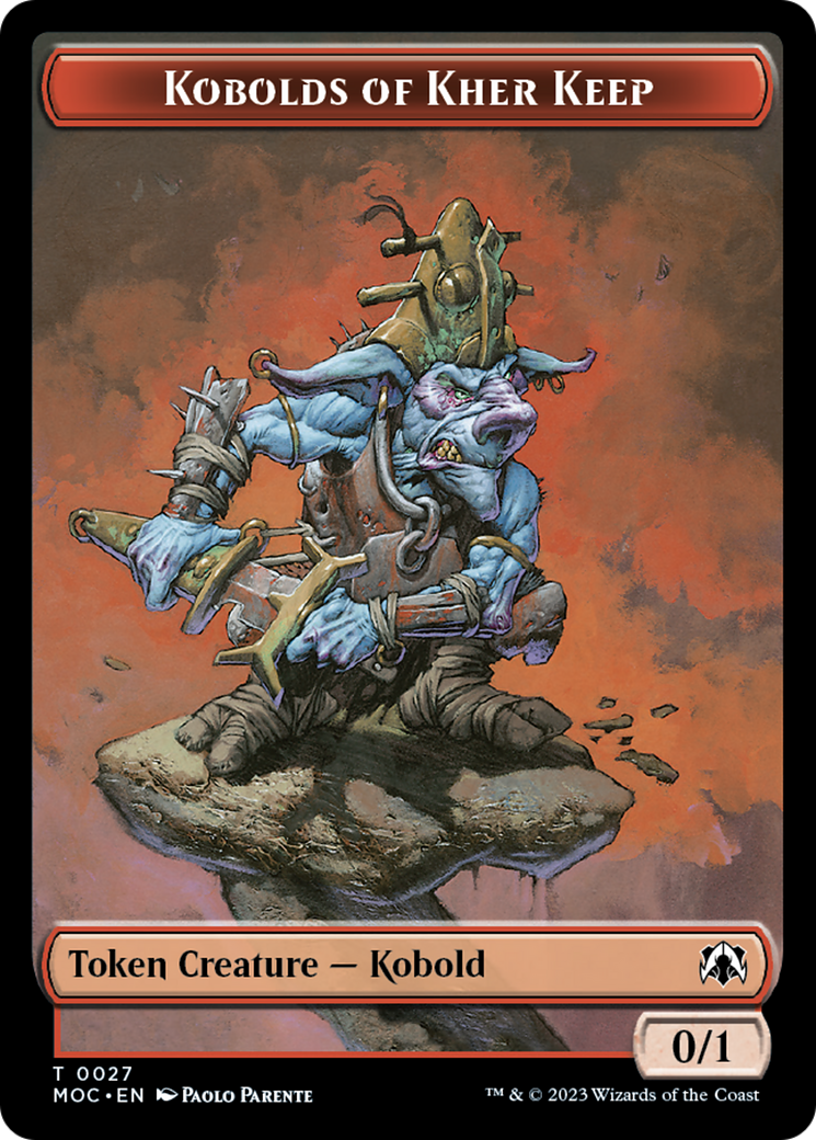 Bird // Kobolds of Kher Keep Double-Sided Token [March of the Machine Commander Tokens] | Play N Trade Winnipeg