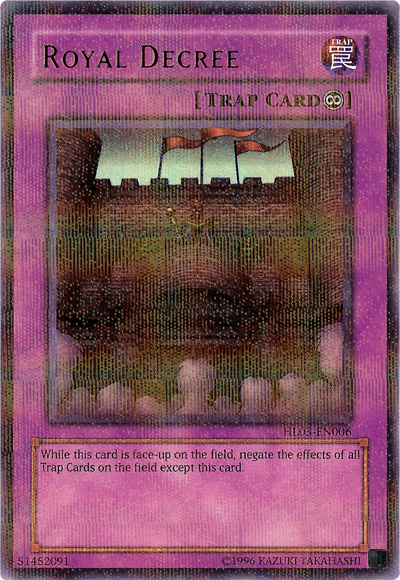 Royal Decree [HL03-EN006] Ultra Rare | Play N Trade Winnipeg