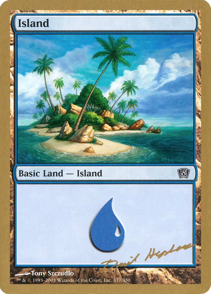 Island (dh337) (Dave Humpherys) [World Championship Decks 2003] | Play N Trade Winnipeg