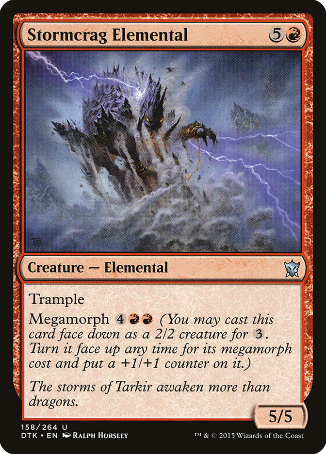 Stormcrag Elemental [Dragons of Tarkir] | Play N Trade Winnipeg