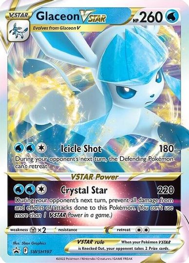 Glaceon VSTAR (SWSH197) [Sword & Shield: Black Star Promos] | Play N Trade Winnipeg