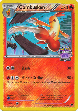 Combusken (13/111) (States Championship Promo) [XY: Furious Fists] | Play N Trade Winnipeg