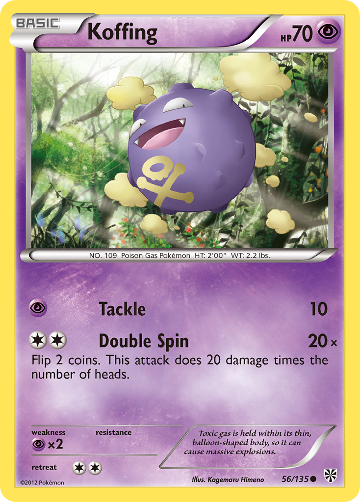 Koffing (56/135) [Black & White: Plasma Storm] | Play N Trade Winnipeg