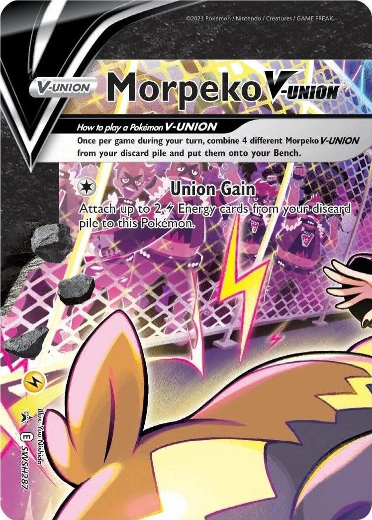 Morpeko V-Union (SWSH287) [Sword & Shield: Black Star Promos] | Play N Trade Winnipeg