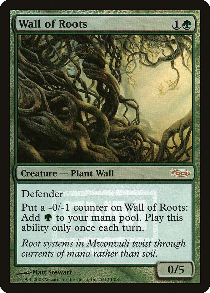 Wall of Roots [Friday Night Magic 2008] | Play N Trade Winnipeg